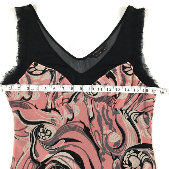 Silk Tank Blouse 70s Swirls - Picture 8 of 12